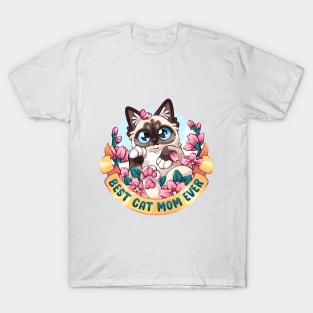 Best Cat Mom Ever T-Shirt